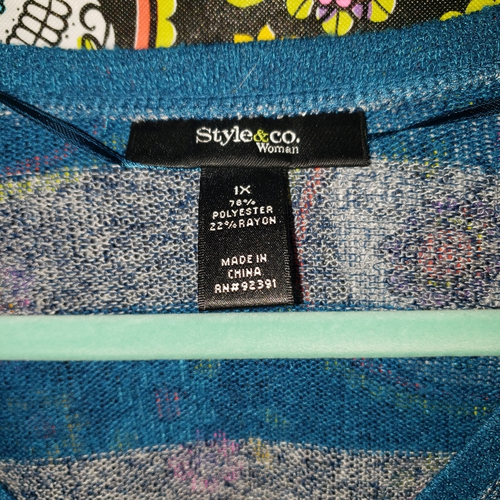 Style & Co Sweater 1X - Picture 3 of 5